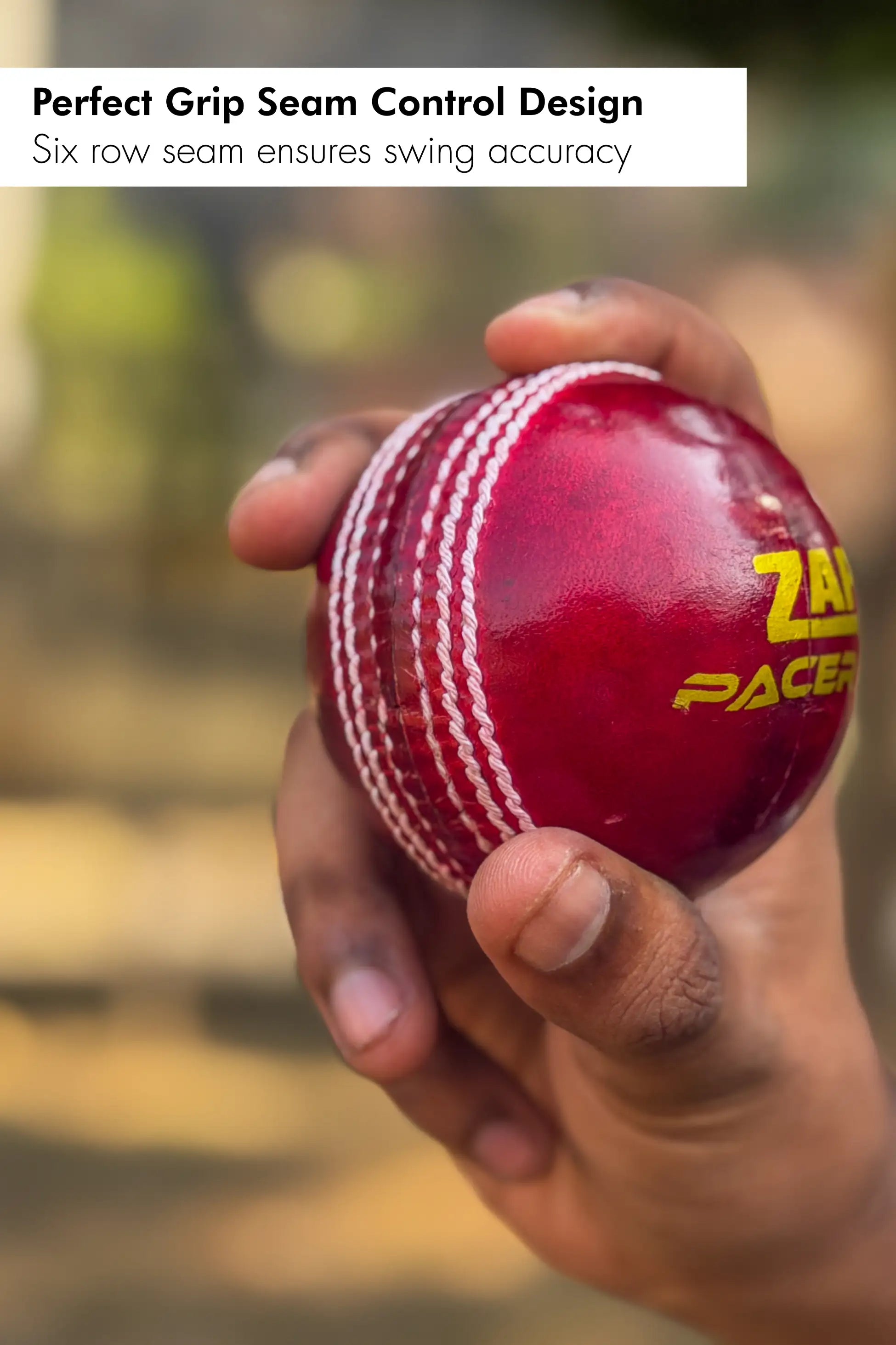 ZAP Pacer 20 Cricket Leather Ball-2
